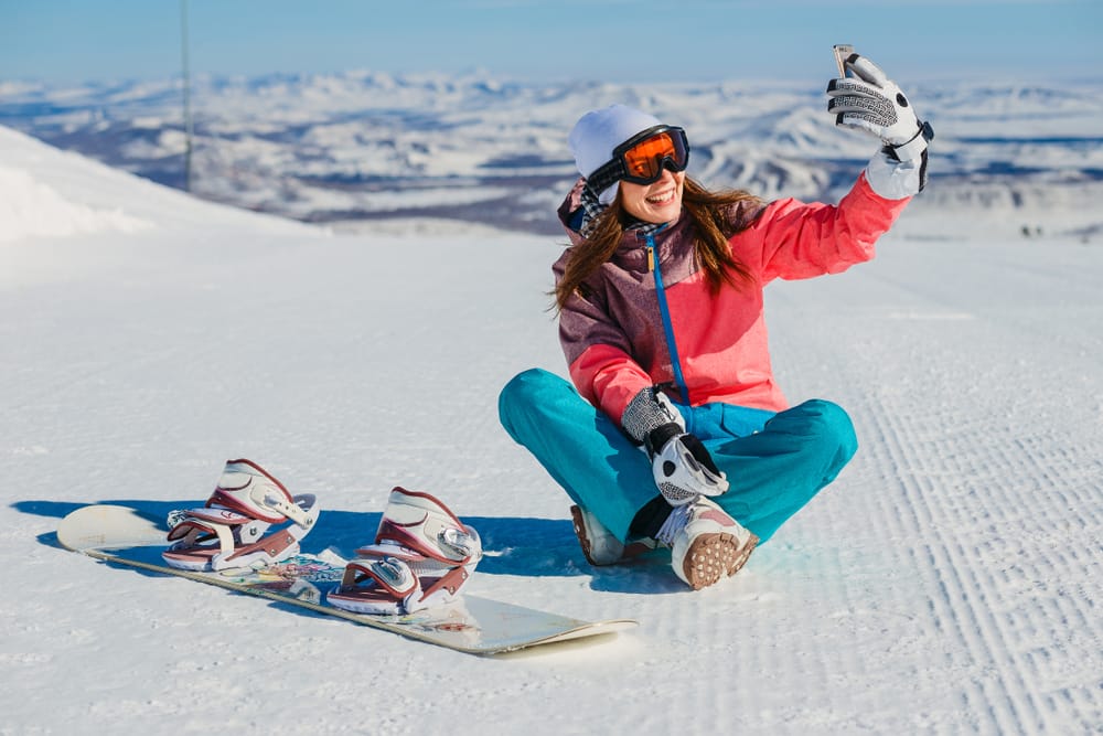 Gafas de snowboard, Ventisca, nieve